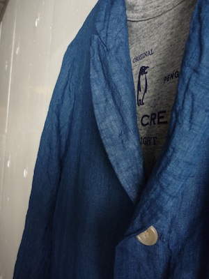 ice cream bar tee and indigo men's jacket