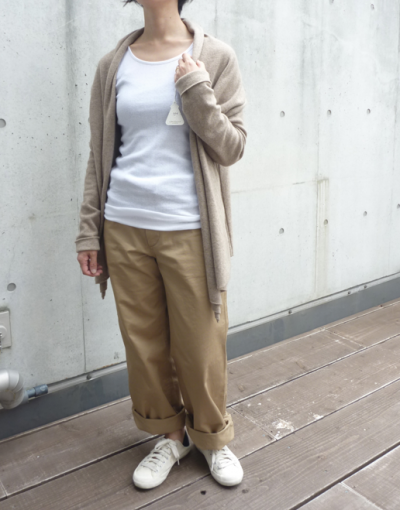 人気だったカシミアカーディガン